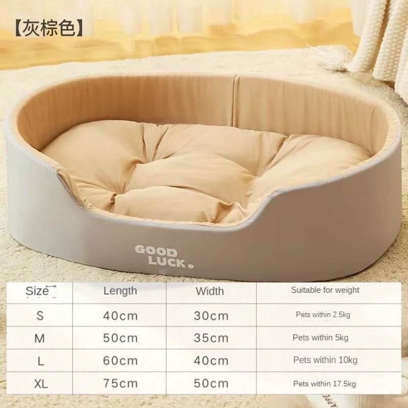 Lit pour chien chat chenil pour chien moyen canapé-lit coussin pour animal de compagnie apaisant lit pour chien maison fournitures pour animaux de compagnie accessoires quatre saisons universel - Animaleriex