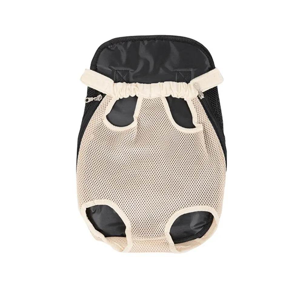 Sac à dos de poitrine réglable pour chat de compagnie, 1 pièce, pour le transport en plein air, maille de Ventilation pour randonnée, Camping, voyages, sac à bandoulière en petit - Animaleriex