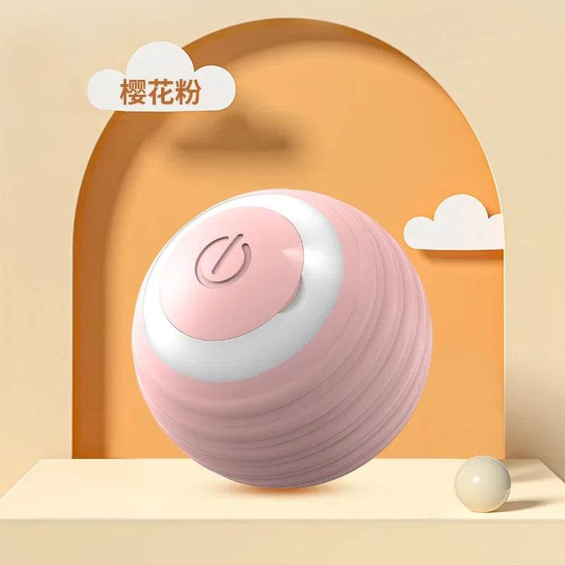 Balle Interactive pour chat, jouets intelligents pour animaux de compagnie, boule magique à roulement automatique d'intérieur, jouet interactif électronique, accessoires de jeu pour chat - Animaleriex