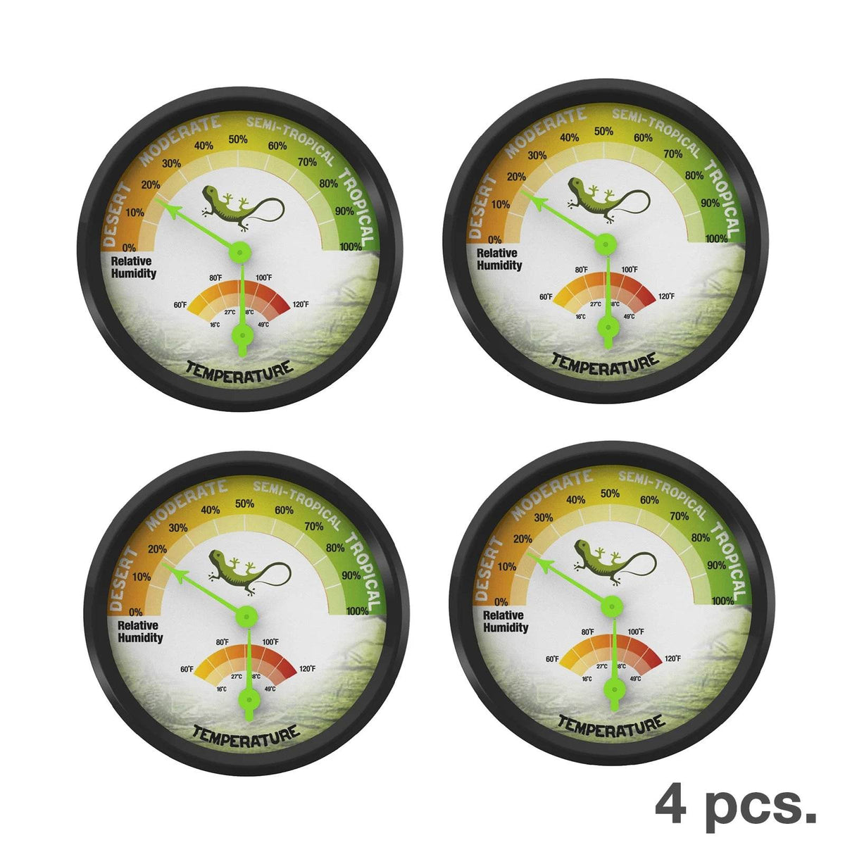 Hygromètres numériques de haute précision, hygromètres intérieurs et extérieurs, thermomètres pour serres et reptiles, 1 à 10 pièces - Animaleriex