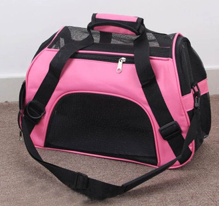 Sacs de Transport portables pour chats, sacs de Transport en maille respirante pour petits chiens, sac à main pliable pour chats, sac de voyage pour animaux de compagnie - Animaleriex