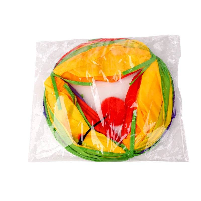 Tunnel pour chat, Tube pliable pour animaux de compagnie, jouet d'intérieur et d'extérieur, jouets pour chiots, Puzzle, exercice de dissimulation, entraînement - Animaleriex