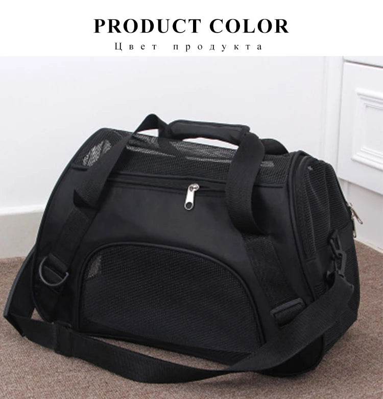 Sacs de Transport portables pour chats, sacs de Transport en maille respirante pour petits chiens, sac à main pliable pour chats, sac de voyage pour animaux de compagnie - Animaleriex