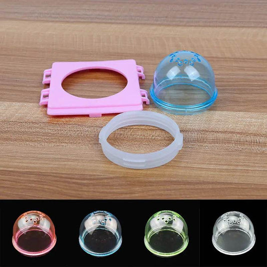 Bouchon de Cage double, Tunnel de Hamster, raccord d'interface, plaque de connexion de tuyau externe, bouchon de Tunnel, déflecteur, jouets pour animaux de compagnie - Animaleriex