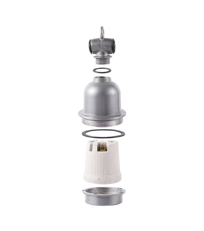 Support de lampe chauffante E27, lézard, tortue, animal de compagnie rampant, interrupteur de cordon d'alimentation, couveuse de poulet, porcelet, prise de lumière en spirale chauffante, 1 pièce - Animaleriex