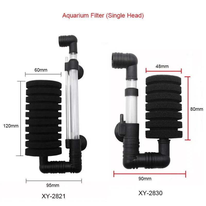 Filtre d'aquarium pour Aquarium réservoir de poissons pompe à Air écumeur filtre éponge biochimique Aquarium Bio filtre Filtro Aquario pratique - Animaleriex