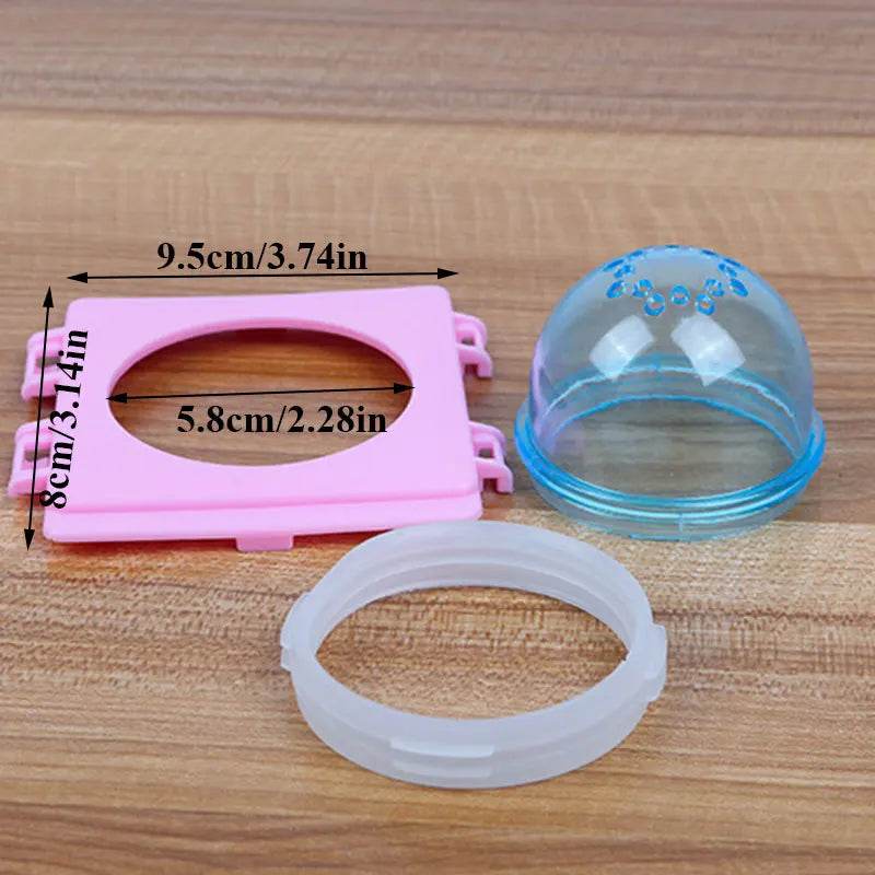 Bouchon de Cage double, Tunnel de Hamster, raccord d'interface, plaque de connexion de tuyau externe, bouchon de Tunnel, déflecteur, jouets pour animaux de compagnie - Animaleriex