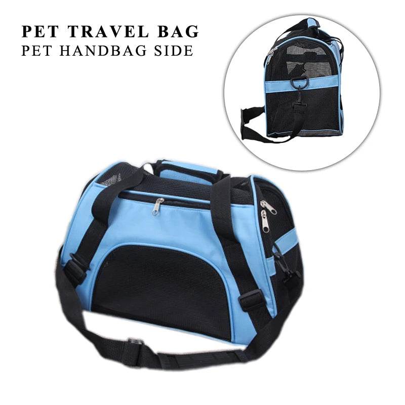 Sacs de Transport portables pour chats, sacs de Transport en maille respirante pour petits chiens, sac à main pliable pour chats, sac de voyage pour animaux de compagnie - Animaleriex