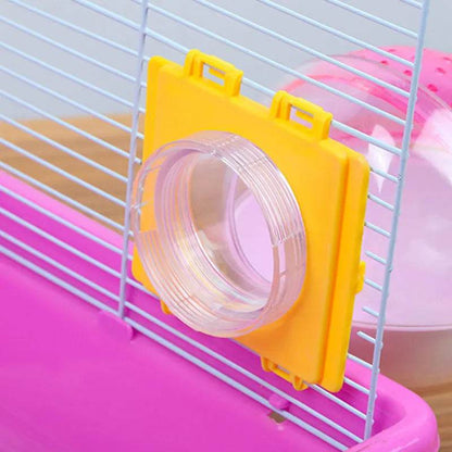 Bouchon de Cage double, Tunnel de Hamster, raccord d'interface, plaque de connexion de tuyau externe, bouchon de Tunnel, déflecteur, jouets pour animaux de compagnie - Animaleriex