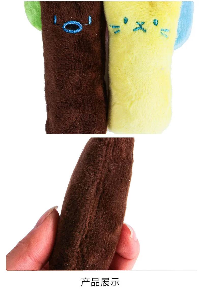 Jouets en peluche pour chat, meulage des dents, herbe-aux-chats, amusant et interactif, chaton à mâcher, jouet Vocal, griffes, morsure de pouce, menthe pour chats - Animaleriex