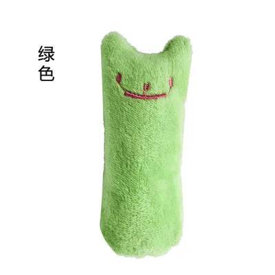 Jouets en peluche pour chat, meulage des dents, herbe-aux-chats, amusant et interactif, chaton à mâcher, jouet Vocal, griffes, morsure de pouce, menthe pour chats - Animaleriex