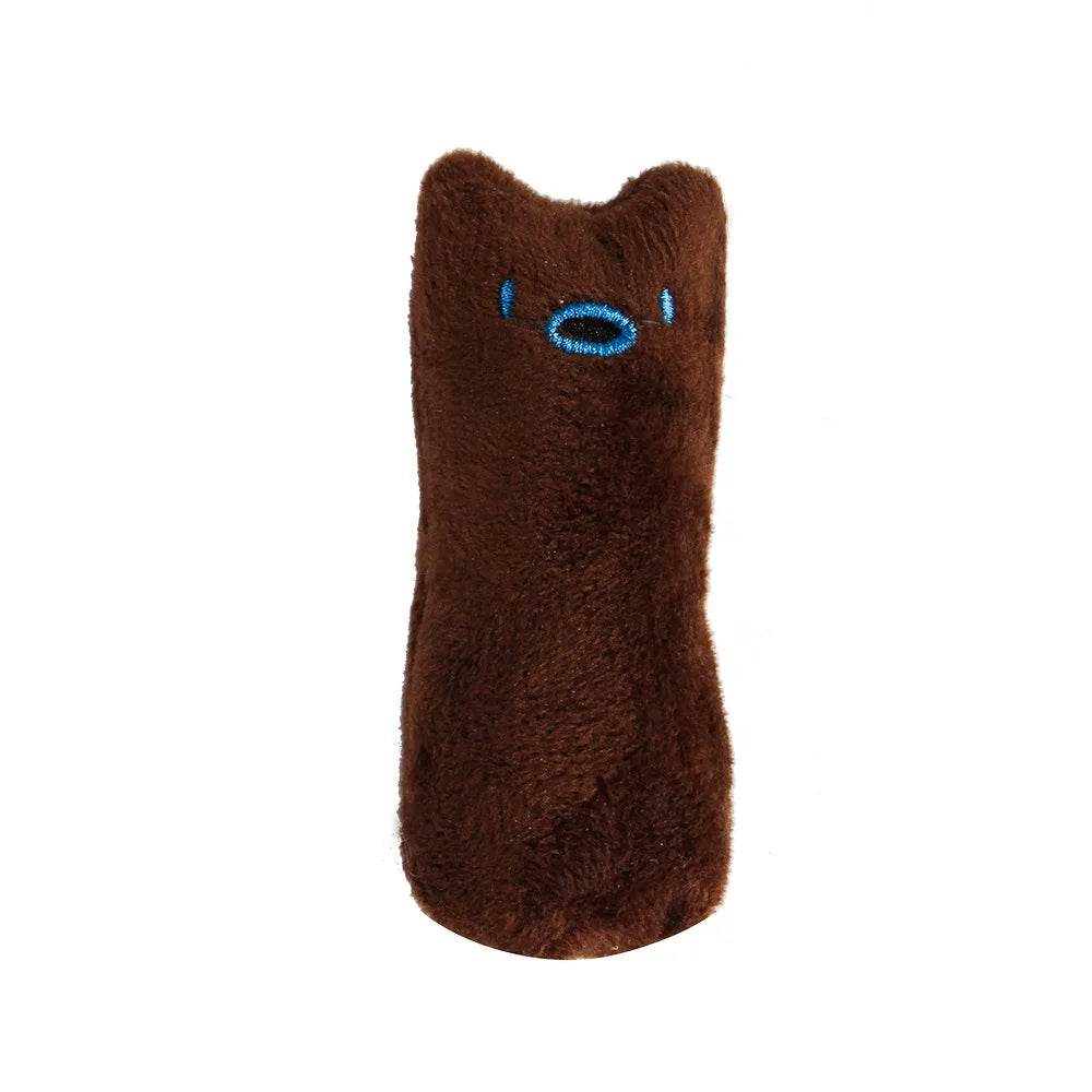 Jouets en peluche pour chat, meulage des dents, herbe-aux-chats, amusant et interactif, chaton à mâcher, jouet Vocal, griffes, morsure de pouce, menthe pour chats - Animaleriex