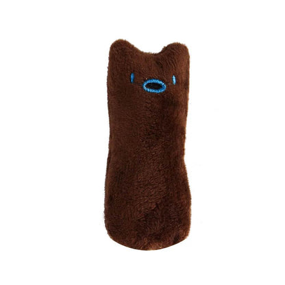 Jouets en peluche pour chat, meulage des dents, herbe-aux-chats, amusant et interactif, chaton à mâcher, jouet Vocal, griffes, morsure de pouce, menthe pour chats - Animaleriex