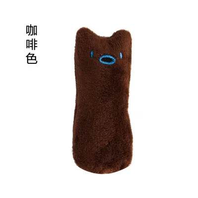 Jouets en peluche pour chat, meulage des dents, herbe-aux-chats, amusant et interactif, chaton à mâcher, jouet Vocal, griffes, morsure de pouce, menthe pour chats - Animaleriex