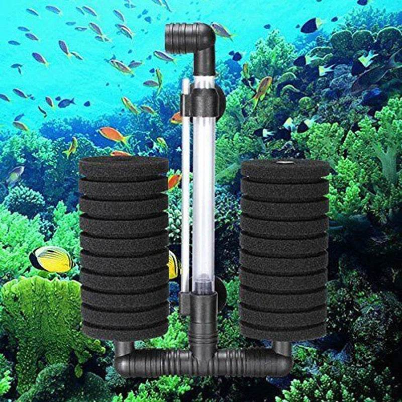 Filtre d'aquarium pour Aquarium réservoir de poissons pompe à Air écumeur filtre éponge biochimique Aquarium Bio filtre Filtro Aquario pratique - Animaleriex