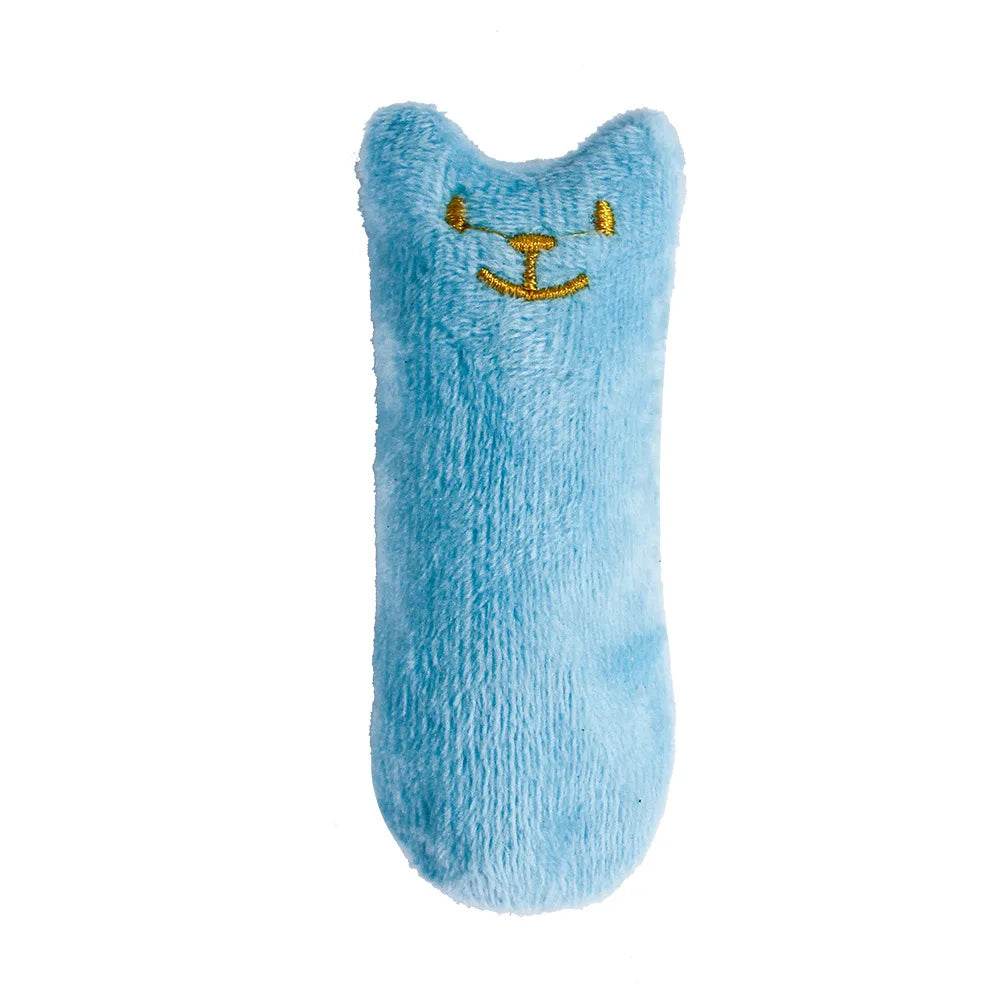 Jouets en peluche pour chat, meulage des dents, herbe-aux-chats, amusant et interactif, chaton à mâcher, jouet Vocal, griffes, morsure de pouce, menthe pour chats - Animaleriex