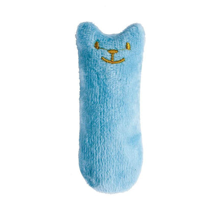 Jouets en peluche pour chat, meulage des dents, herbe-aux-chats, amusant et interactif, chaton à mâcher, jouet Vocal, griffes, morsure de pouce, menthe pour chats - Animaleriex