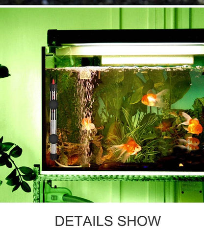 Tige chauffante à Thermostat à température réglable 110v-220v, 25W/ 50W/ 100W/ 200W/ 300W, Submersible, pour Aquarium, réservoir de poissons, chaleur de l'eau - Animaleriex