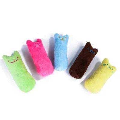 Jouets en peluche pour chat, meulage des dents, herbe-aux-chats, amusant et interactif, chaton à mâcher, jouet Vocal, griffes, morsure de pouce, menthe pour chats - Animaleriex