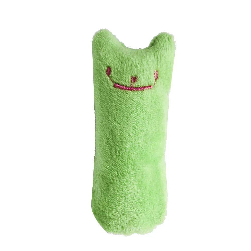 Jouets en peluche pour chat, meulage des dents, herbe-aux-chats, amusant et interactif, chaton à mâcher, jouet Vocal, griffes, morsure de pouce, menthe pour chats - Animaleriex