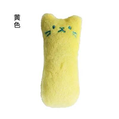 Jouets en peluche pour chat, meulage des dents, herbe-aux-chats, amusant et interactif, chaton à mâcher, jouet Vocal, griffes, morsure de pouce, menthe pour chats - Animaleriex