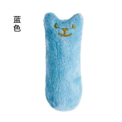 Jouets en peluche pour chat, meulage des dents, herbe-aux-chats, amusant et interactif, chaton à mâcher, jouet Vocal, griffes, morsure de pouce, menthe pour chats - Animaleriex