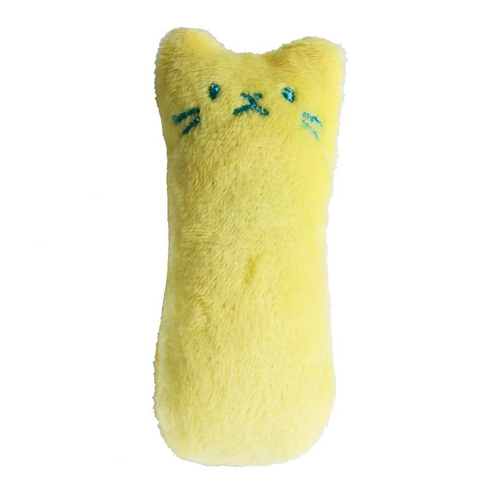 Jouets en peluche pour chat, meulage des dents, herbe-aux-chats, amusant et interactif, chaton à mâcher, jouet Vocal, griffes, morsure de pouce, menthe pour chats - Animaleriex