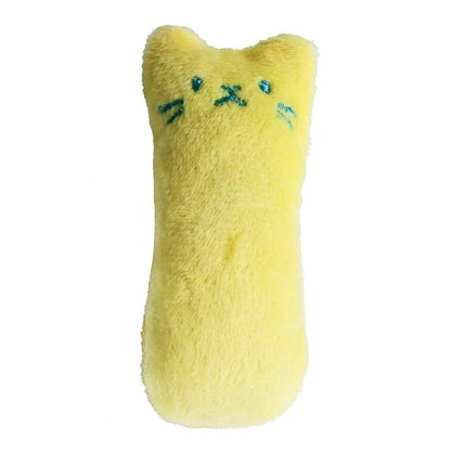 Jouets en peluche pour chat, meulage des dents, herbe-aux-chats, amusant et interactif, chaton à mâcher, jouet Vocal, griffes, morsure de pouce, menthe pour chats - Animaleriex