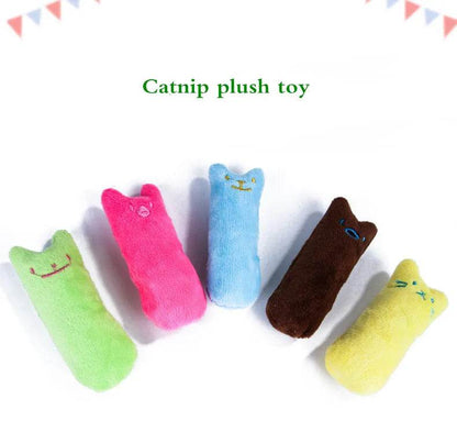 Jouets en peluche pour chat, meulage des dents, herbe-aux-chats, amusant et interactif, chaton à mâcher, jouet Vocal, griffes, morsure de pouce, menthe pour chats - Animaleriex