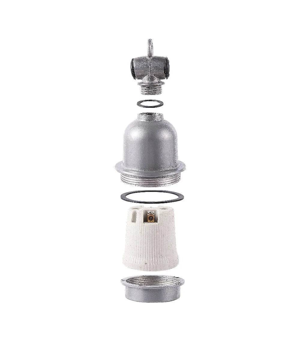 Support de lampe chauffante E27, lézard, tortue, animal de compagnie rampant, interrupteur de cordon d'alimentation, couveuse de poulet, porcelet, prise de lumière en spirale chauffante, 1 pièce - Animaleriex