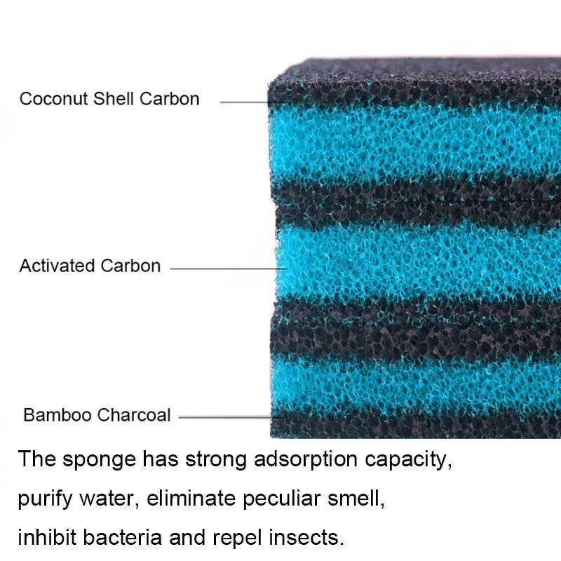 Filtre biochimique Super épais pour Aquarium, éponge en coton pour Aquarium, écumoire en mousse de coton Bio - Animaleriex