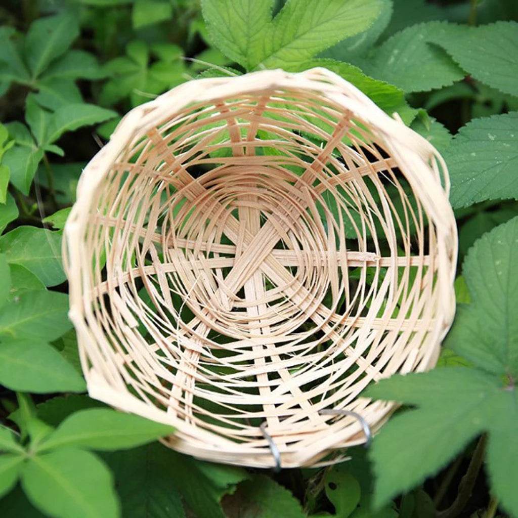 Nid d'oiseau en bambou fait à la main, repose-oiseau, grotte, maison, artisanat naturel, idéal pour pinsons, canaris et petits perroquets, décoration de jardin de la maison - Animaleriex