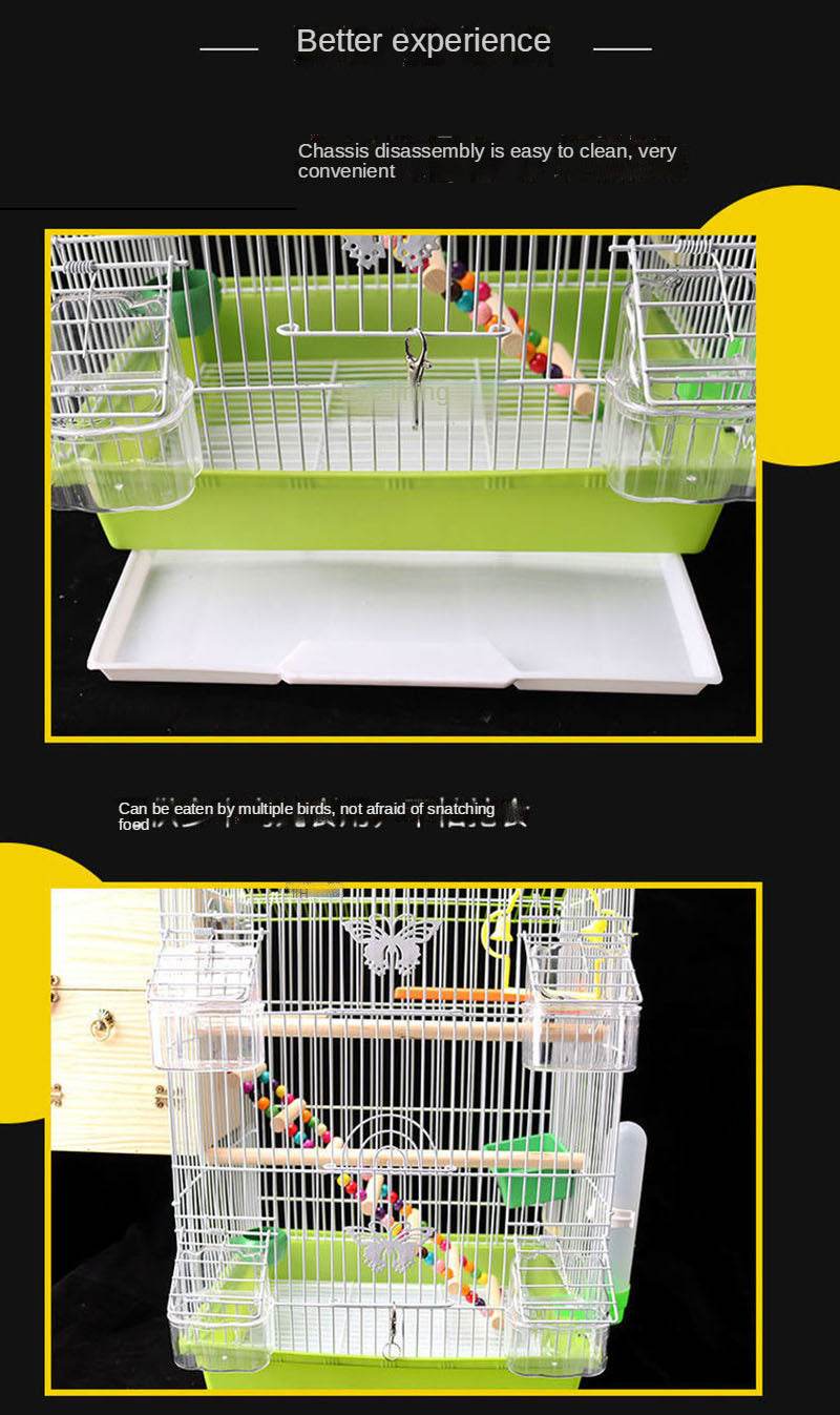 Cage à oiseaux en métal pour perroquets, perruches, nichoirs, rehaussement, nid d'oiseaux, fournitures pour pigeons, vendues en usine - Animaleriex