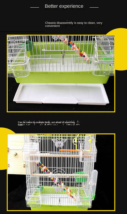 Cage à oiseaux en métal pour perroquets, perruches, nichoirs, rehaussement, nid d'oiseaux, fournitures pour pigeons, vendues en usine - Animaleriex