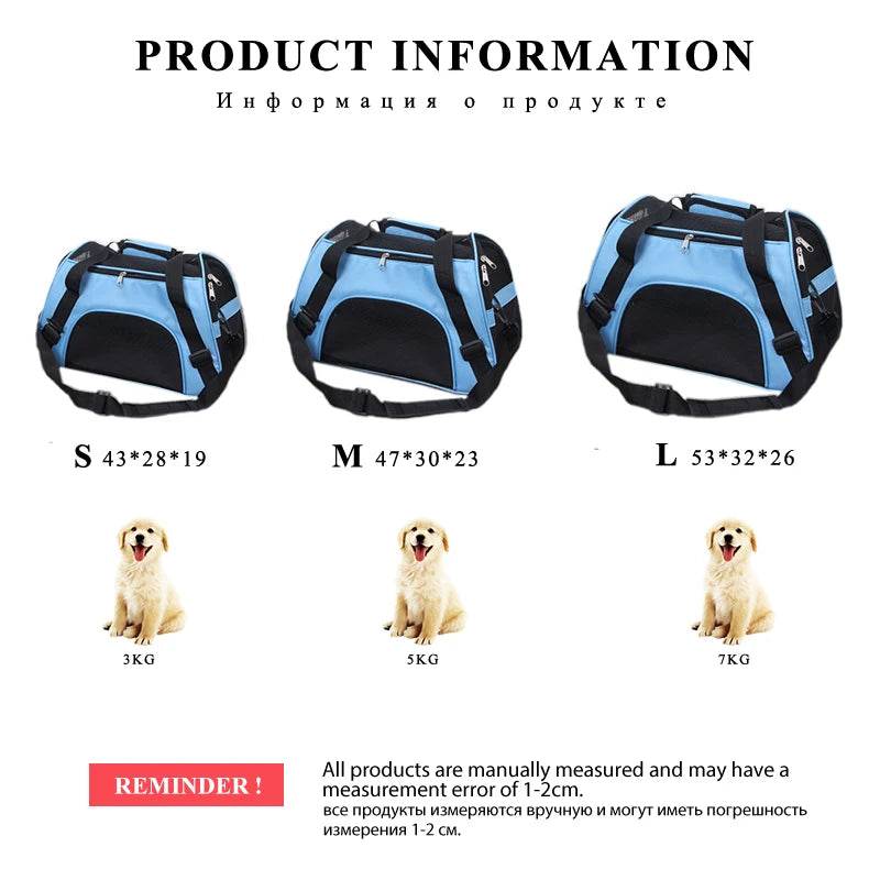 Sacs de Transport portables pour chats, sacs de Transport en maille respirante pour petits chiens, sac à main pliable pour chats, sac de voyage pour animaux de compagnie - Animaleriex