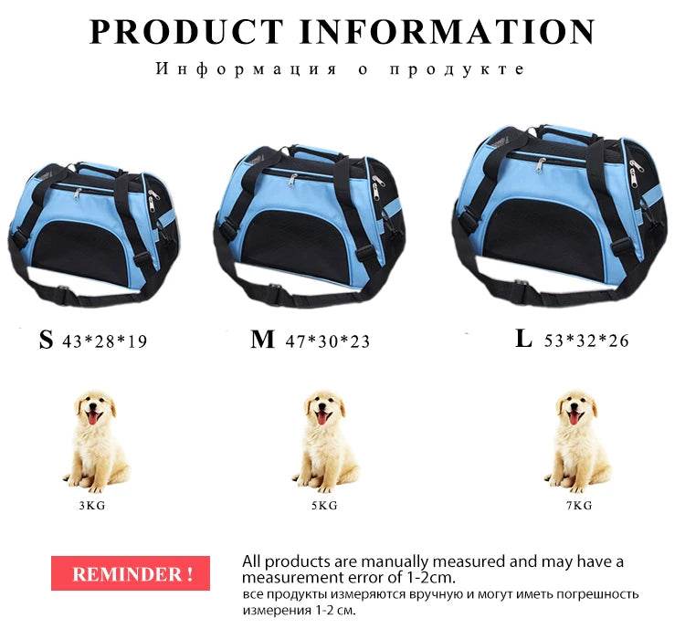 Sacs de Transport portables pour chats, sacs de Transport en maille respirante pour petits chiens, sac à main pliable pour chats, sac de voyage pour animaux de compagnie - Animaleriex
