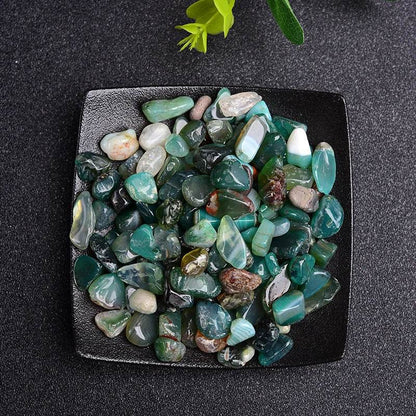 Pierres naturelles, cristaux de gravier, puces de Quartz, minéraux, guérison Reiki, Agates tombées, spécimen de pierres précieuses, décoration d'aquarium à domicile, 50/100g - Animaleriex