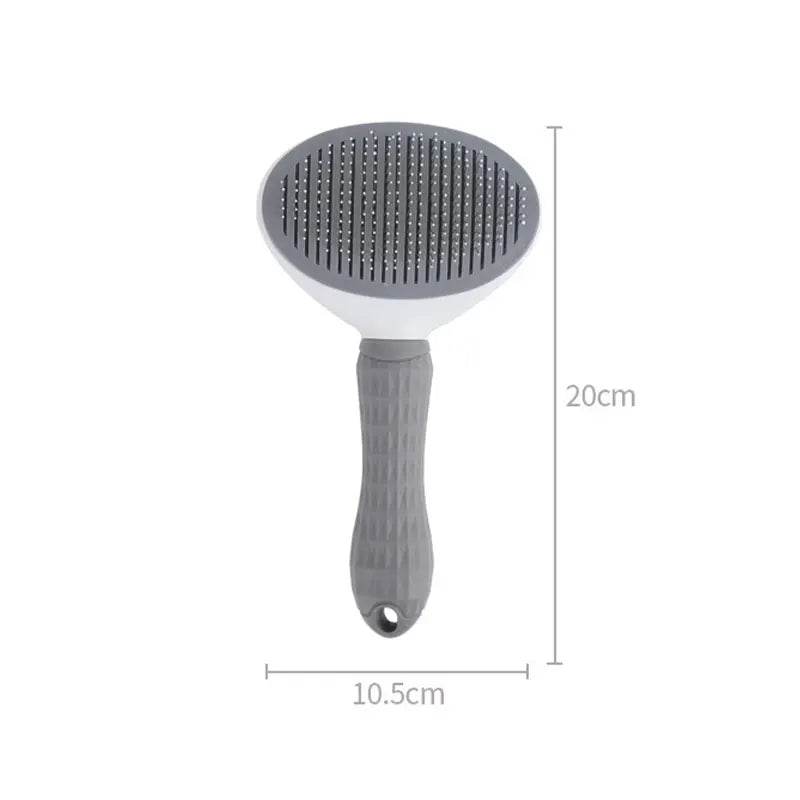 Brosse à poils d'animaux, peigne pour chat/chien, soins de toilettage, aiguille de nettoyage, peigne en acier inoxydable, cheveux longs, accessoires pour animaux de compagnie, chiens et chats - Animaleriex
