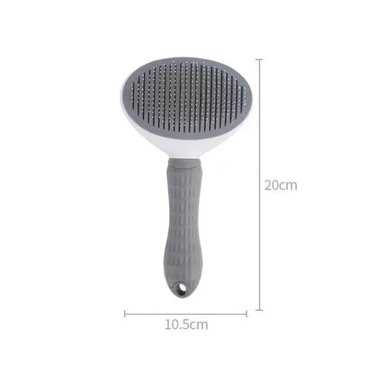 Brosse à poils d'animaux, peigne pour chat/chien, soins de toilettage, aiguille de nettoyage, peigne en acier inoxydable, cheveux longs, accessoires pour animaux de compagnie, chiens et chats - Animaleriex