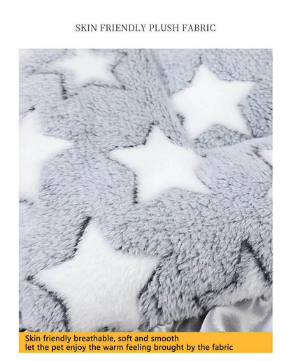 Tapis de couchage épais en flanelle respirant pour chat, coussin doux pour petit chien, couverture chaude d'hiver pour chat - Animaleriex