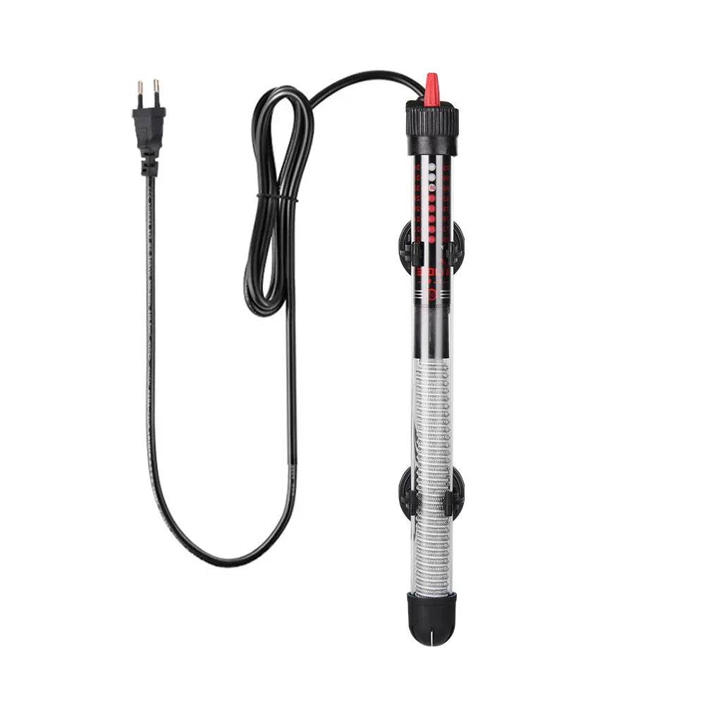 Tige chauffante à Thermostat à température réglable 110v-220v, 25W/ 50W/ 100W/ 200W/ 300W, Submersible, pour Aquarium, réservoir de poissons, chaleur de l'eau - Animaleriex