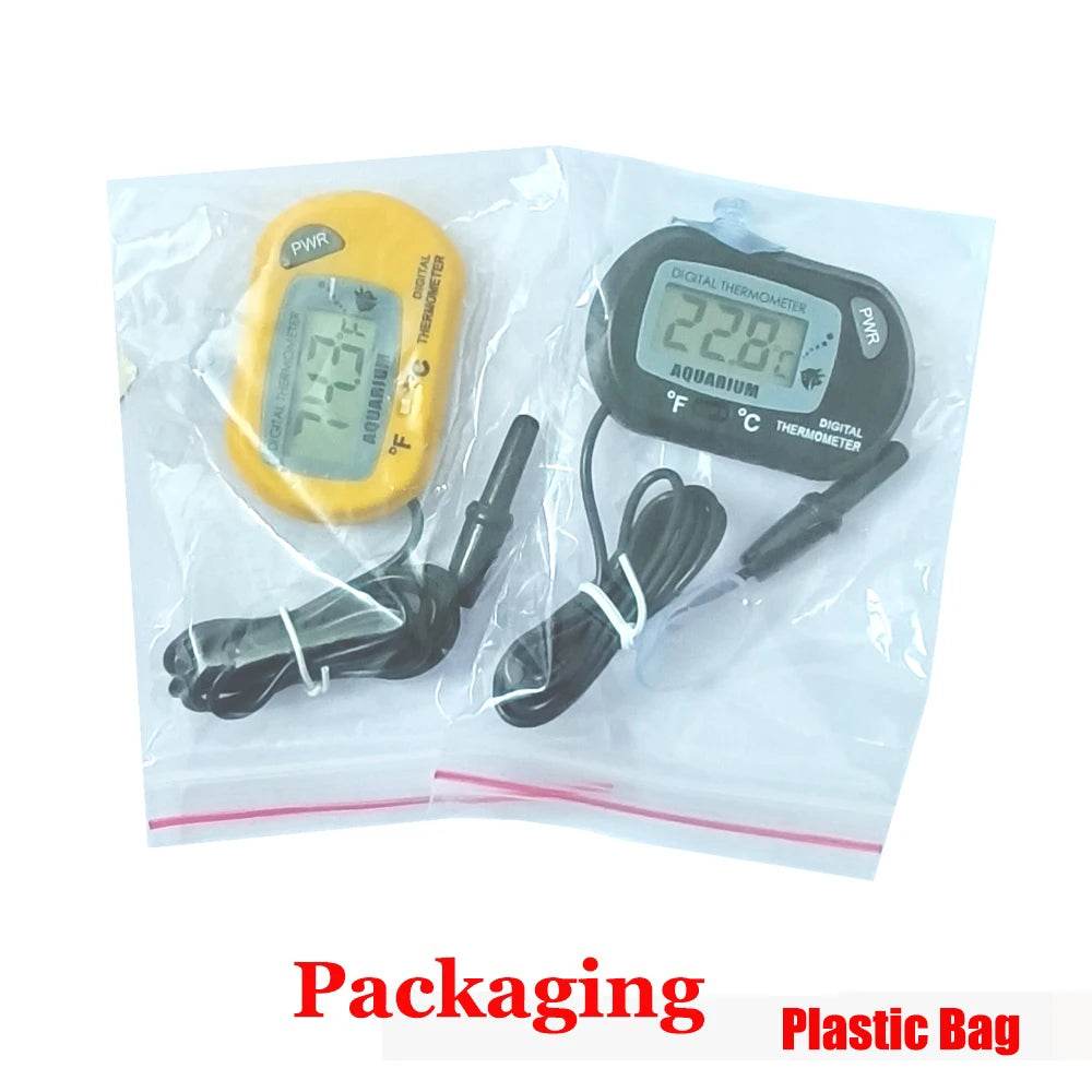 -50-70 ℃/-58-158 °F Mini affichage numérique électronique thermomètre pour aquarium boîte pour animaux de compagnie aquatique Reptile tortue thermomètre avec sonde - Animaleriex
