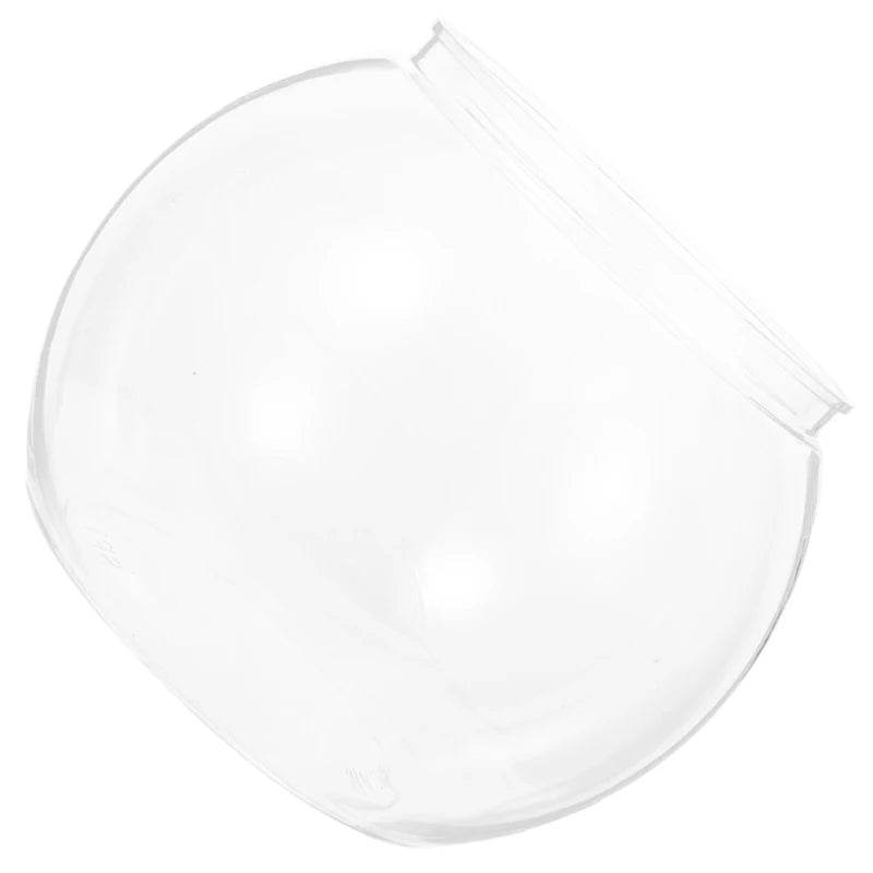 Bol à poisson rond transparent en plastique, Pot de réservoir pour Aquarium, Pot pour la neige, salon, table, Aquarium écologique - Animaleriex