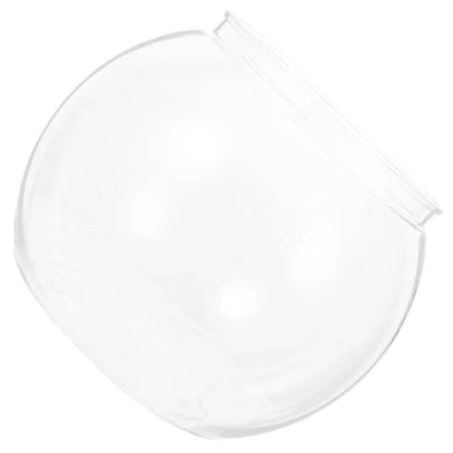 Bol à poisson rond transparent en plastique, Pot de réservoir pour Aquarium, Pot pour la neige, salon, table, Aquarium écologique - Animaleriex