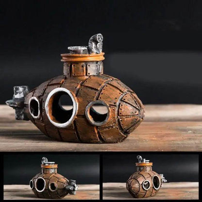 Ornements sous-marins en résine, abri pour poissons et crevettes, accessoires d'aménagement paysager pour Aquarium, décorations pour Aquarium - Animaleriex