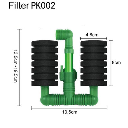 Filtre d'aquarium pour Aquarium réservoir de poissons pompe à Air écumeur filtre éponge biochimique Aquarium Bio filtre Filtro Aquario pratique - Animaleriex