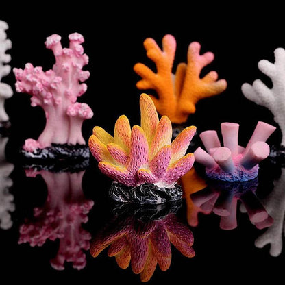 Décoration d'aquarium de corail artificiel, émule d'étoile de mer, décoration de paysage de récif en résine, décoration de table artisanale - Animaleriex
