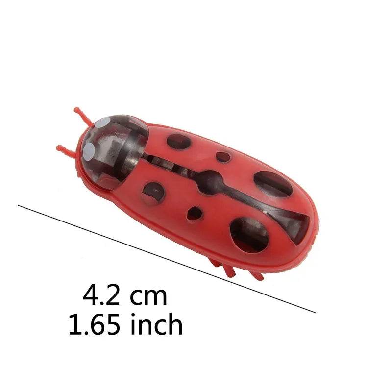 Insectes électriques amusants, jouet herbe-aux-chats, Tunnel automatique, Mini Robot, Vibration, jouets insectes pour chats, à piles, cafard, coccinelle - Animaleriex