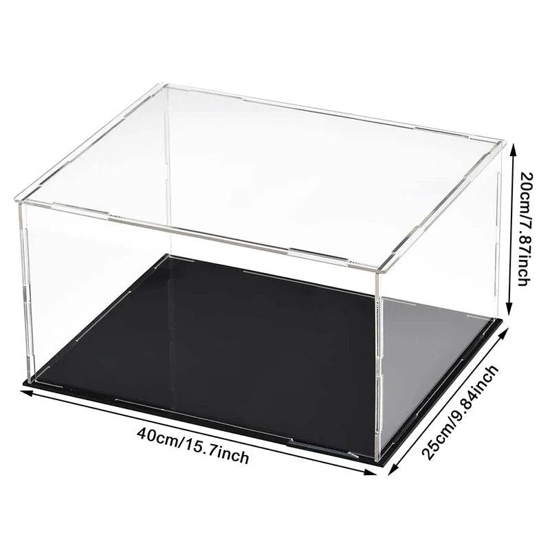 Présentoir en acrylique transparent, anti-poussière, jouet, voiture, camions, fourgonnettes, boîte de modèle, Collection, rangement, comptoir, boîte d'exposition - Animaleriex