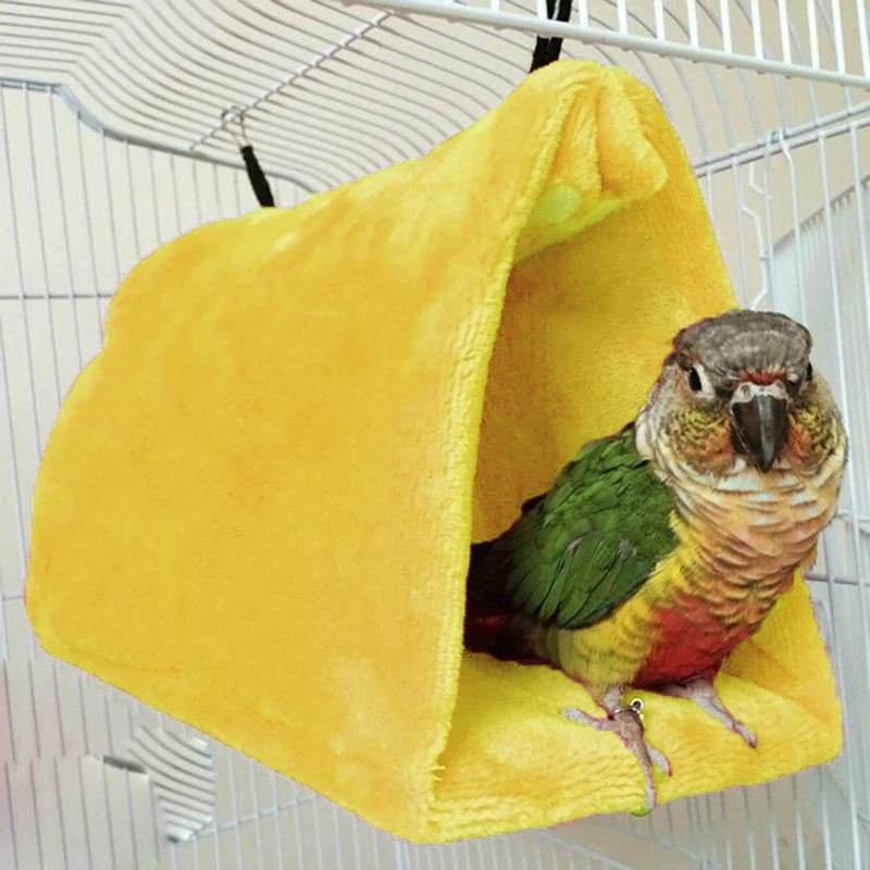 Cages à perroquets pour oiseaux de compagnie, hamac chaud pour oiseaux, tente suspendue, lit pour oiseaux endormis, accessoires de décoration, maison pour oiseaux, nid d'oiseau - Animaleriex
